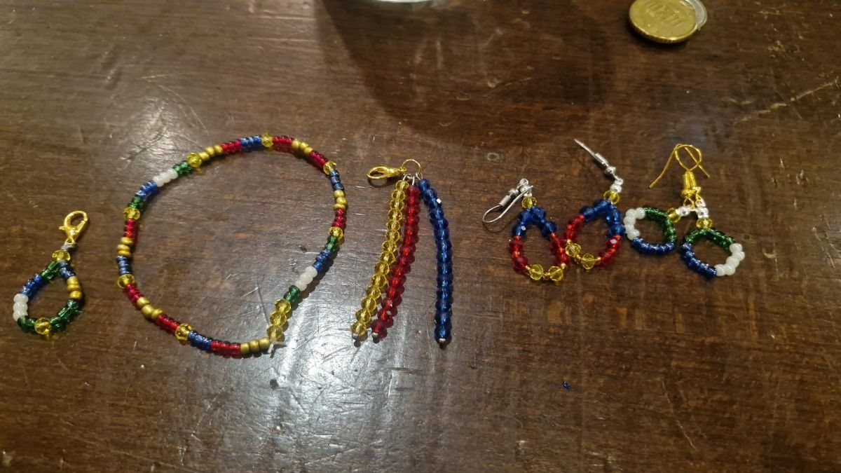 astraias schmuckstuecke  die im zuge unserers schmuck werk abends entstanden sind